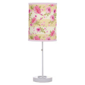 Floral Pink flower Table Lamp (Front)