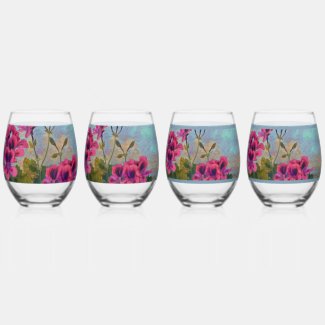 Floral/ Pink Flowers Muted background