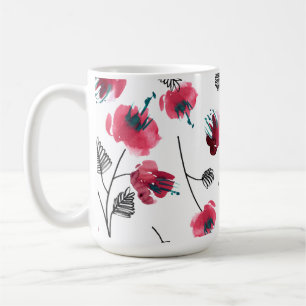 Floral Pink Flowers Wrap-68881 Coffee Mug