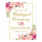 Floral Pink Gold Wedding Ceremony Unplugged
