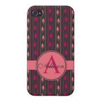 Floral Pink iPhone 5 case Monogram