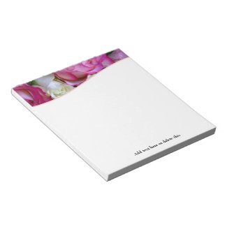 Floral Pink Notepad