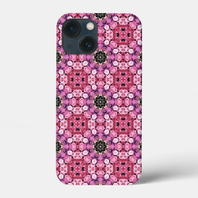 Floral pink pattern Case-Mate iPhone case (Back)