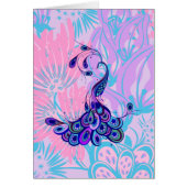 floral pink peacock (Front)