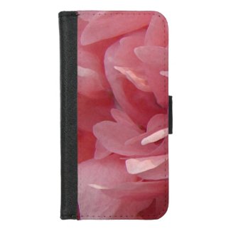 Floral Pink Poppy Flowers iPhone 8/7 Wallet Case