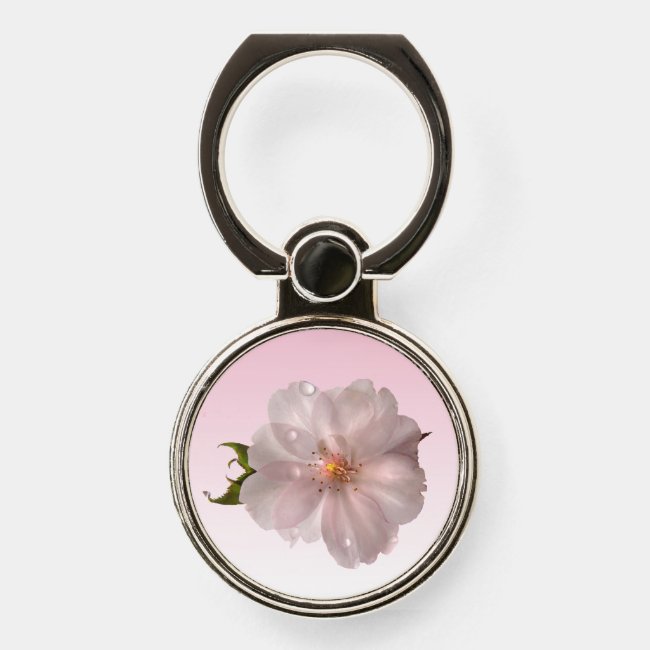 Floral Pink Sakura Flower Phone Ring Holder