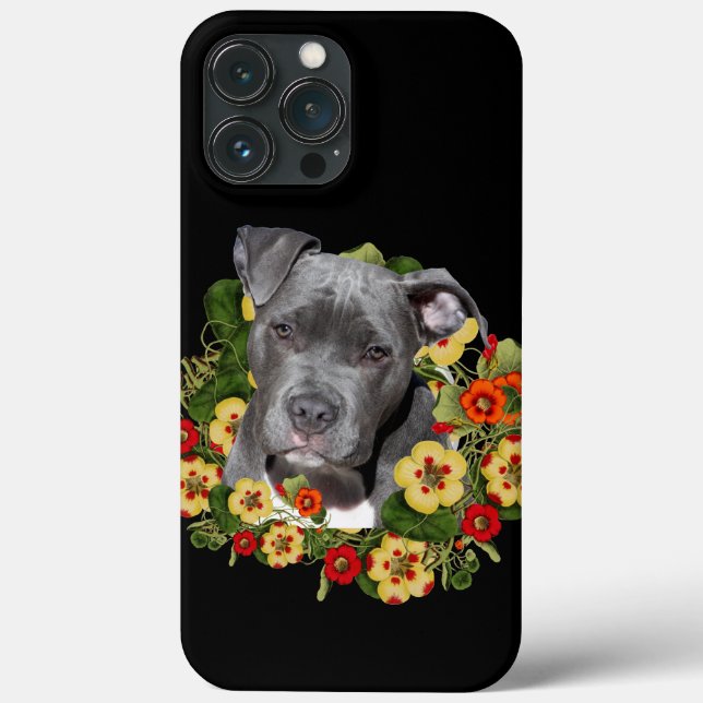 Floral pitbull mom  Case-Mate iPhone case (Back)
