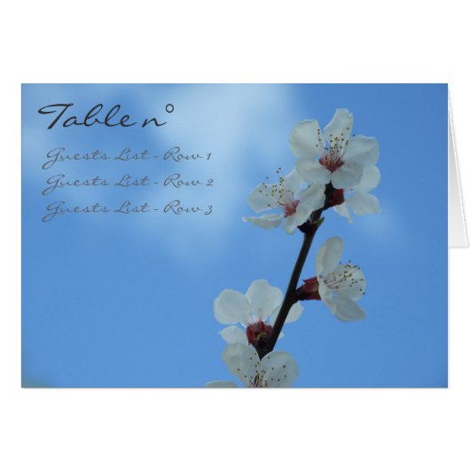 Floral Placeholder Card Template (Front Horizontal)