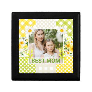 Floral & Plaid Photo Frame Mother's Day Gift Box