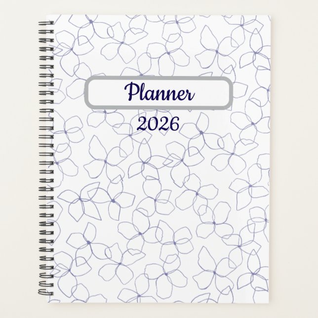 Floral Planner – Elegant Flower-Themed  (Front)