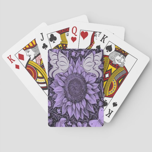 Floral Playing Card Deck (Back)