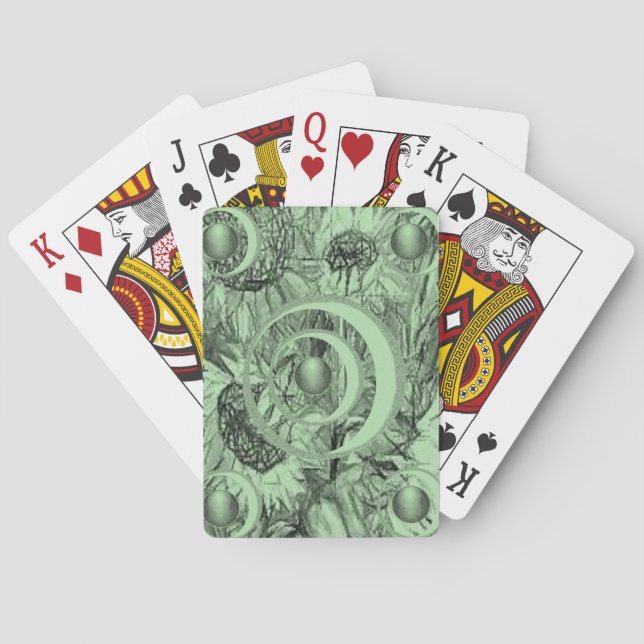 Floral Playing Card Deck (Back)