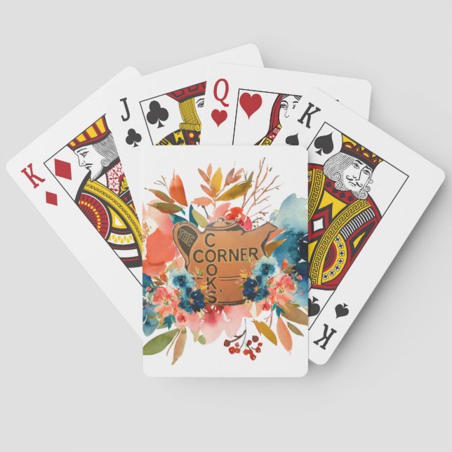 Floral Playing Cards (Back)