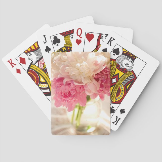 Floral Playing Cards, Standard Index faces. Poker Cards (Back)