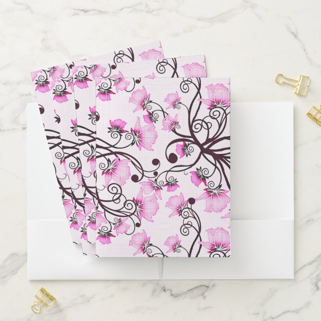 Floral Pocket Folder (In Situ)