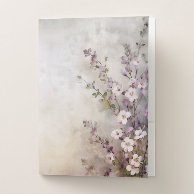 Floral Pocket Folder (Front)