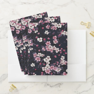 Floral Pocket Folder