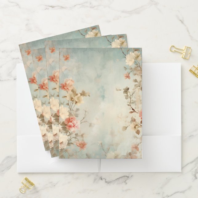 Floral Pocket Folder (In Situ)