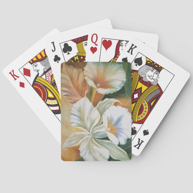 Floral Poker Cards (Back)