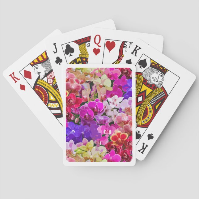 floral poker cards (Back)