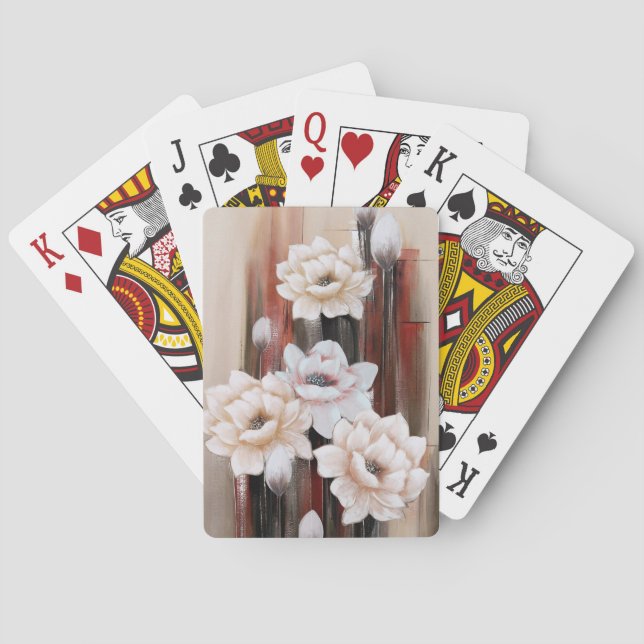 Floral Poker Cards (Back)