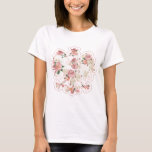 Floral Polish Eagle T-shirt at Zazzle