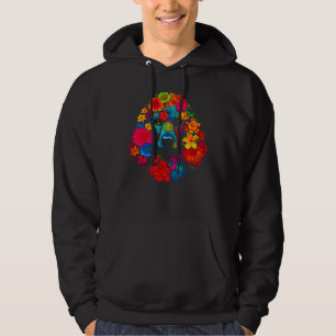 Floral Poodle Dog Hoodie