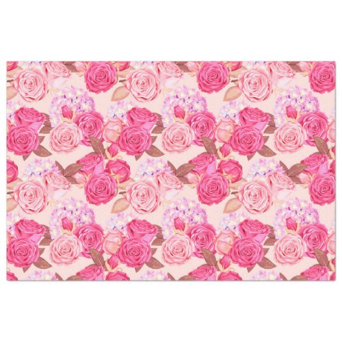 Floral Popular Elegant Modern Tissue Paper