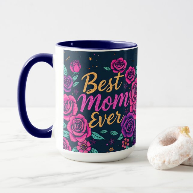 Floral Popular Luxury Gift Collection Mug (With Donut)