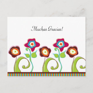 Floral Post Card