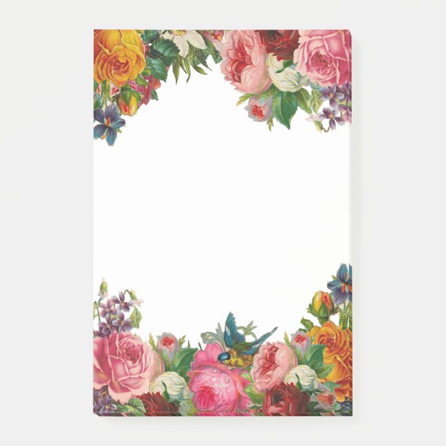 Floral Post-it Notes (Front)