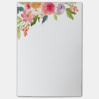 Floral Post-it Notes