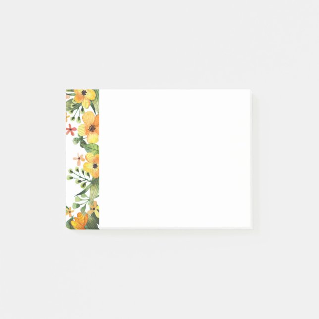 Floral Post-it-Notes Post-it Notes (Front)