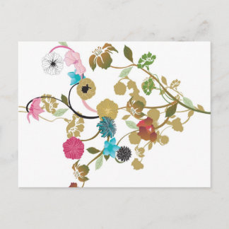 Floral Postcard