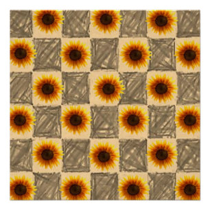 Floral Poster Sunflower
