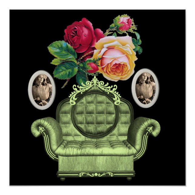 Floral Poster Victorian (Front)