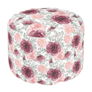 Floral Pouf