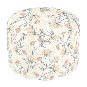 Floral Pouf