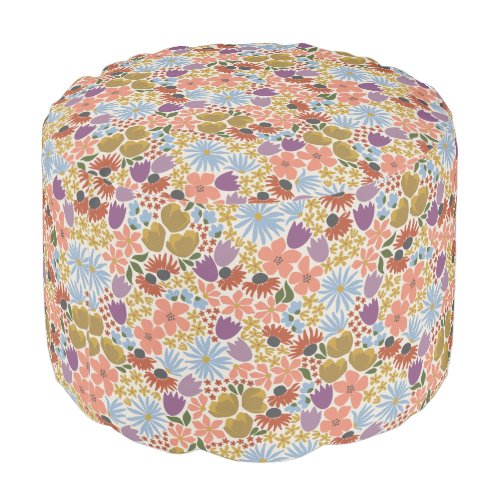 Floral  pouf