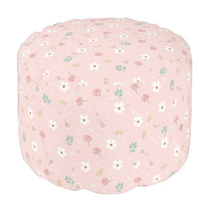 Floral Pouf