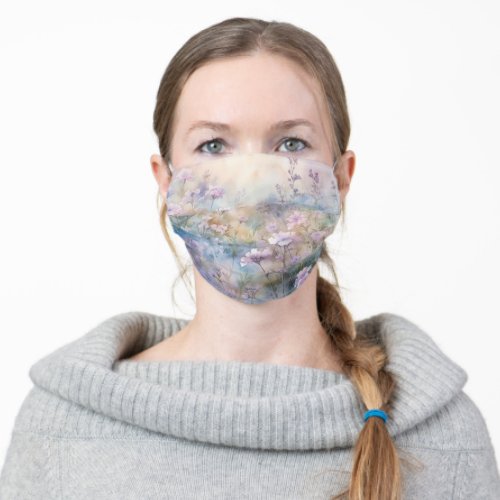 Floral Pretty Cloth Face Mask with Filter Slot