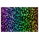 floral pride black rainbow fabric