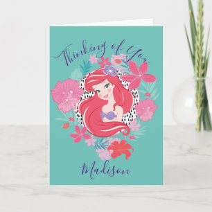 Floral Princess Ariel Card