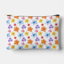 Floral Print Accessories Cosmetic Bag