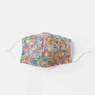 Floral Print Adult Cloth Face Mask