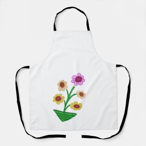 floral print apron