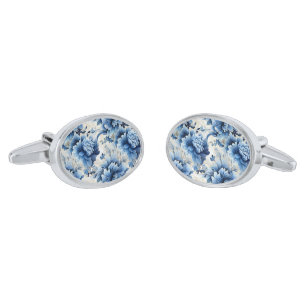 Floral Print Cufflinks