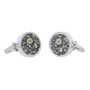 Floral Print Cufflinks 