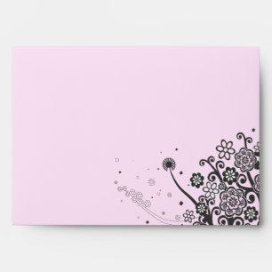 Floral Print Customizable Envelope