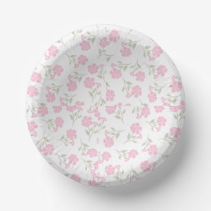 Floral Print Cute Paper Bowls